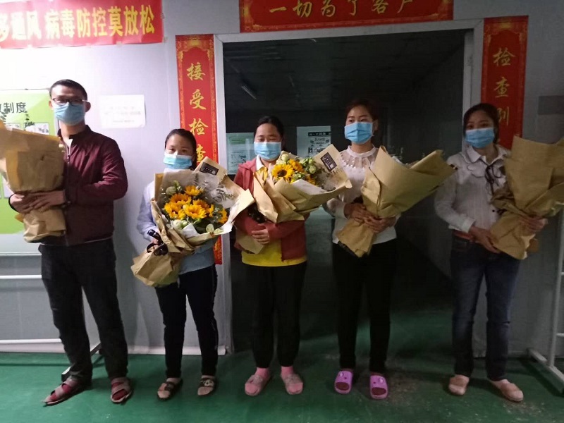 Hubei Lankideak Lanera itzuli